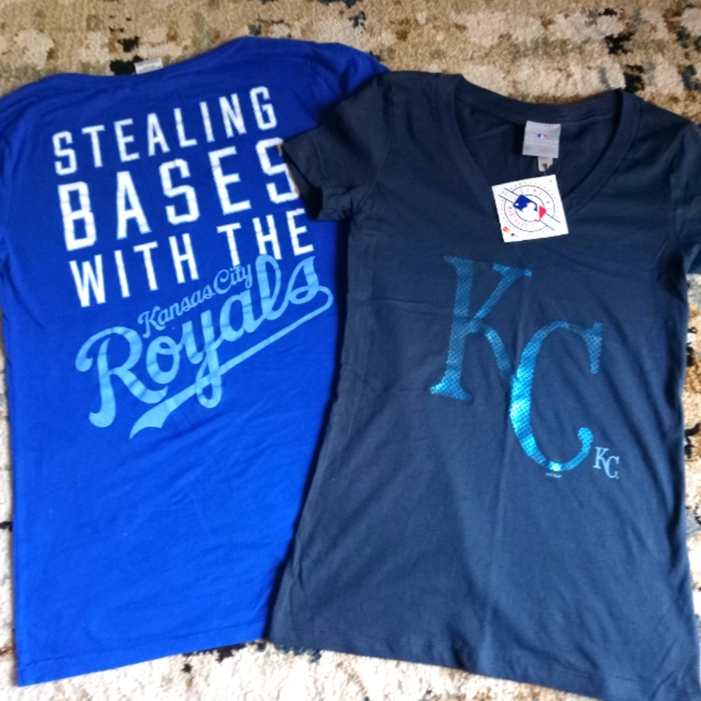 2 KC Royals Tees*NWT*Size Small